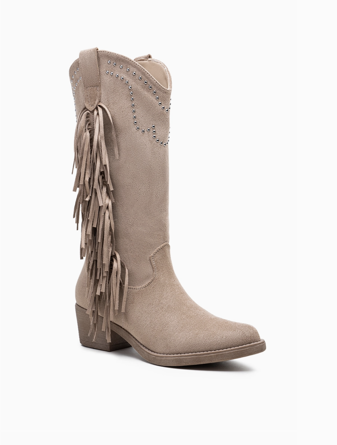 Bottines Frangées Esprit Bohème Clous Métalliques – LADY GLORY