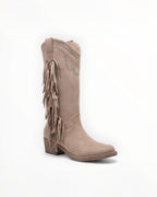 Bottines Frangées Esprit Bohème Clous Métalliques – LADY GLORY
