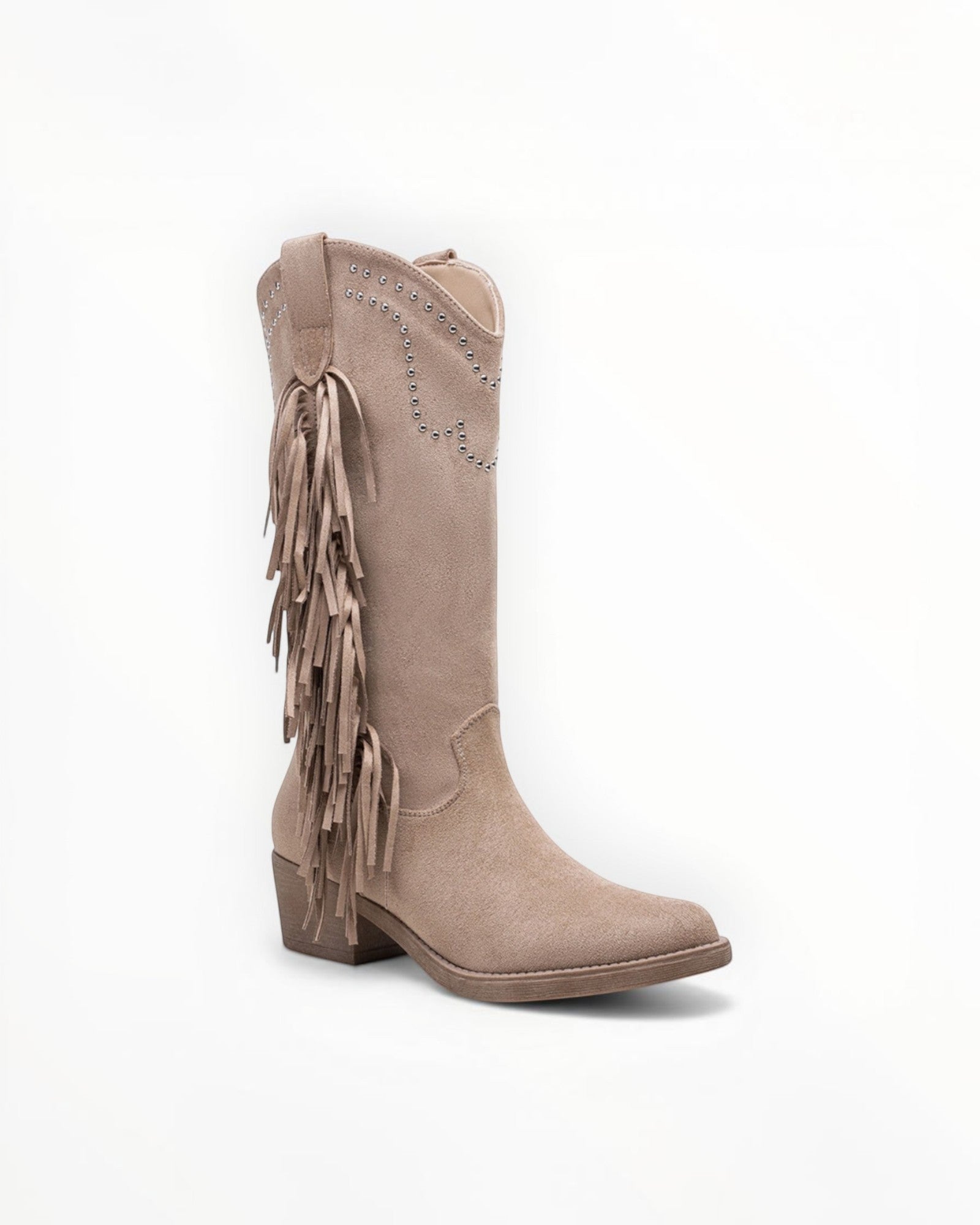 Bottines Frangées Esprit Bohème Clous Métalliques – LADY GLORY