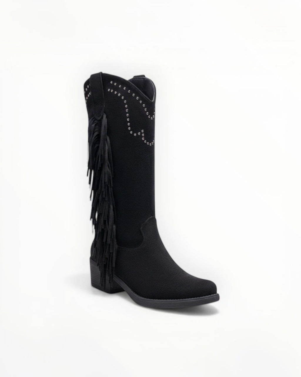 Bottines Frangées Esprit Bohème Clous Métalliques – LADY GLORY
