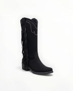 Bottines Frangées Esprit Bohème Clous Métalliques – LADY GLORY
