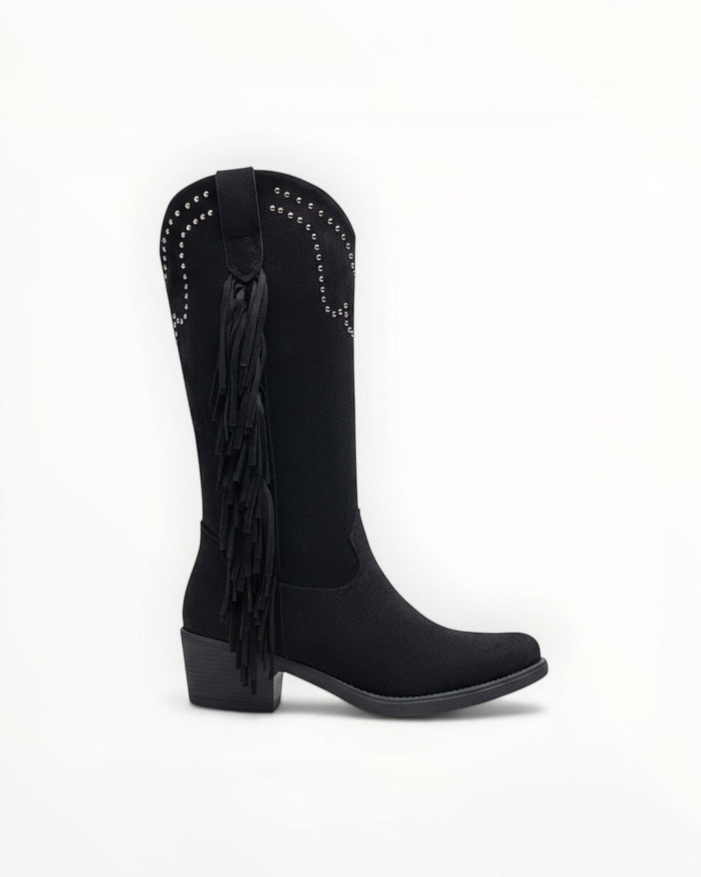 Bottines Frangées Esprit Bohème Clous Métalliques – LADY GLORY