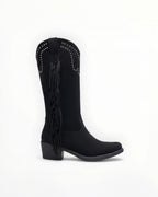 Bottines Frangées Esprit Bohème Clous Métalliques – LADY GLORY