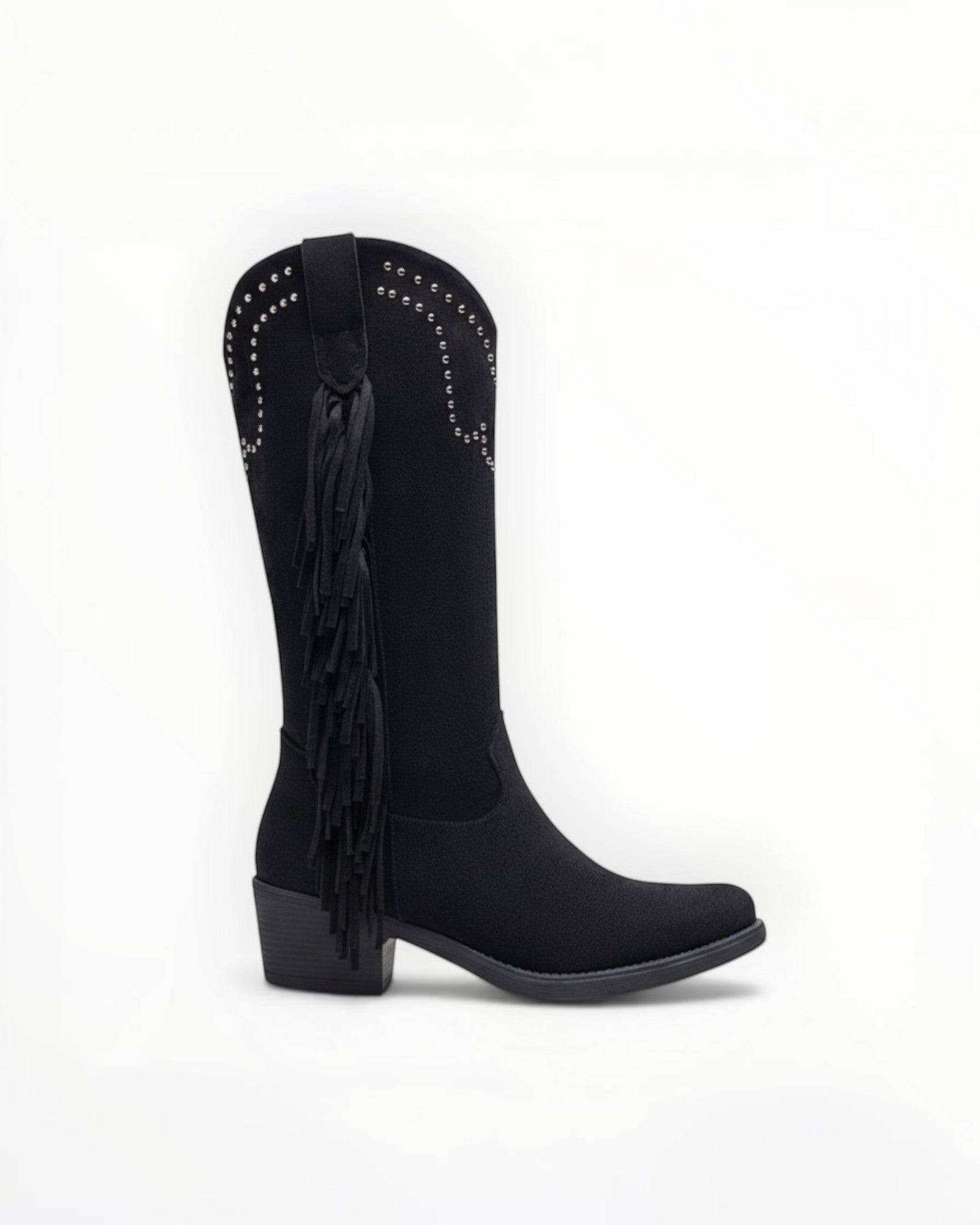 Bottines Frangées Esprit Bohème Clous Métalliques – LADY GLORY
