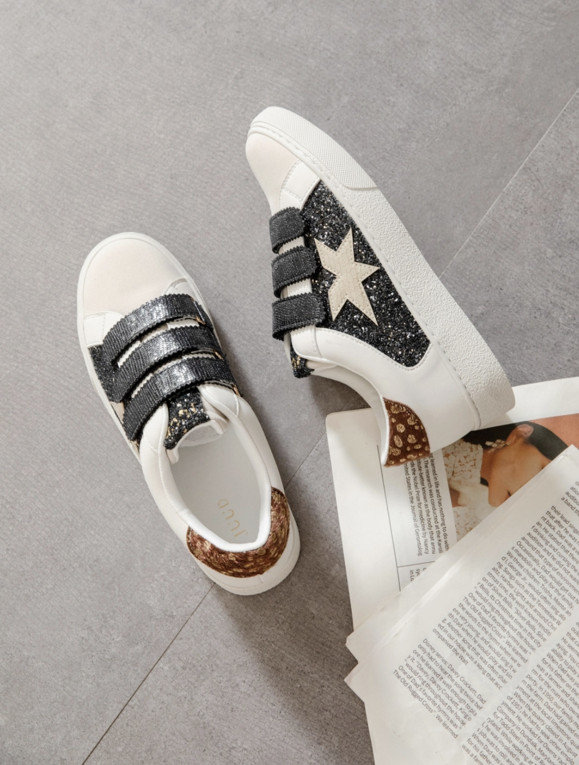 Basket À Scratch Décor Étoiles Paillettes Synthétique – ERYNN