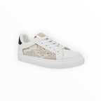 Basket Basse Lacets Étoile Texturée Cuir Synthétique Textile – ERYNN - Chaussure Femme - ERYNN