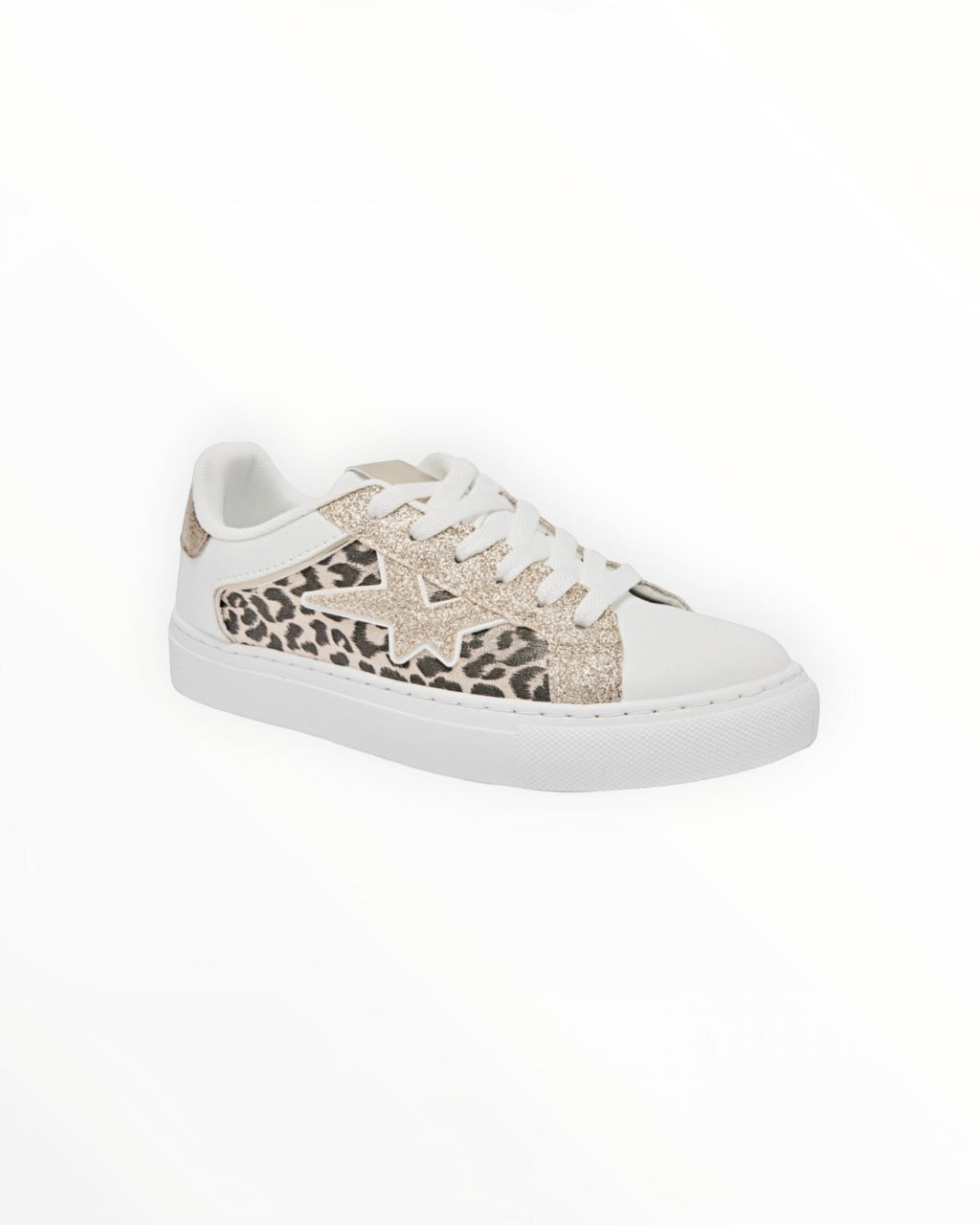 Basket Basse Lacets Étoile Texturée Cuir Synthétique Textile – ERYNN