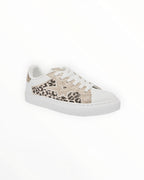 Basket Basse Lacets Étoile Texturée Cuir Synthétique Textile – ERYNN