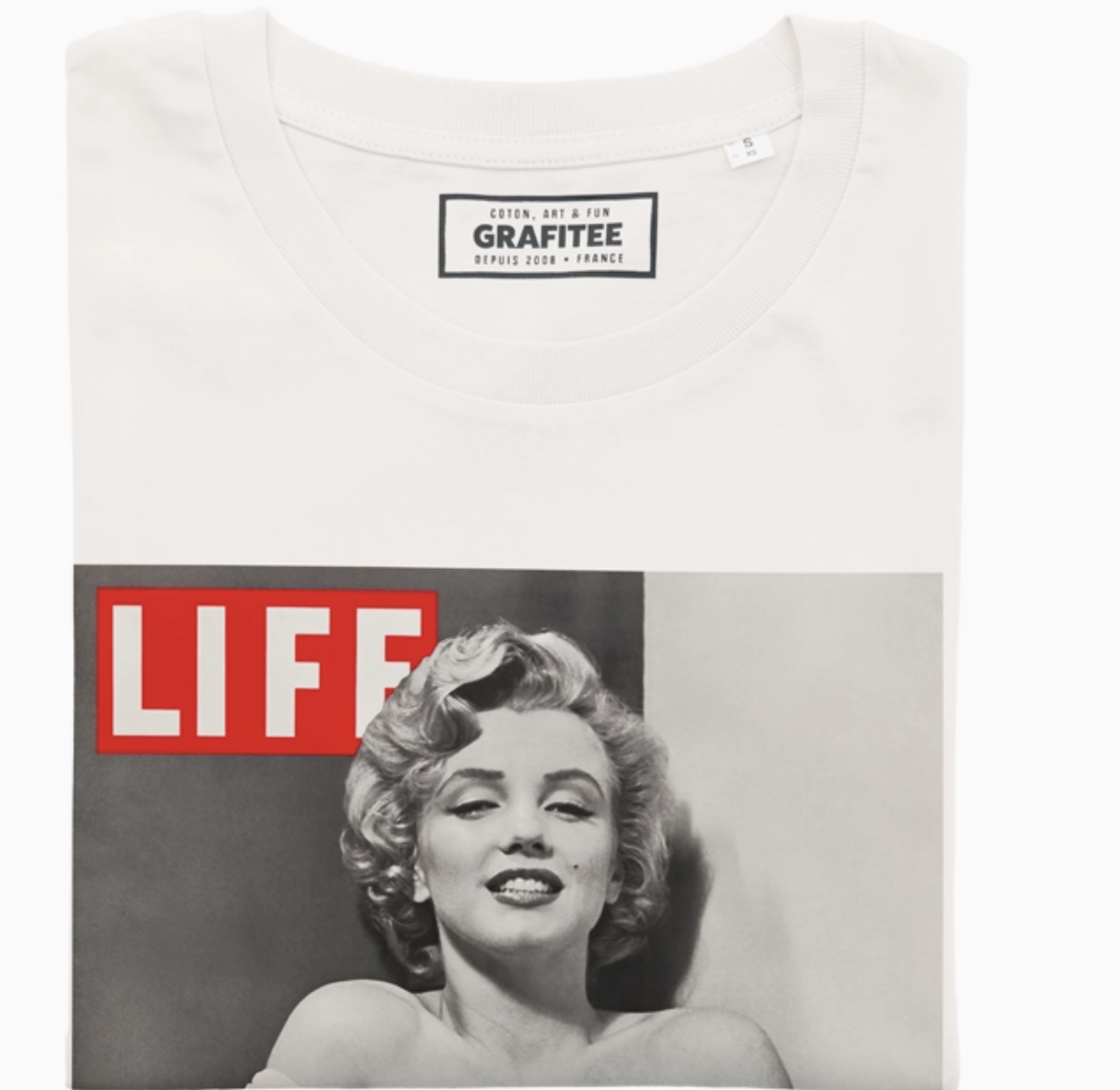 T-shirt Marilyn Monroe Magazine - Grafitee