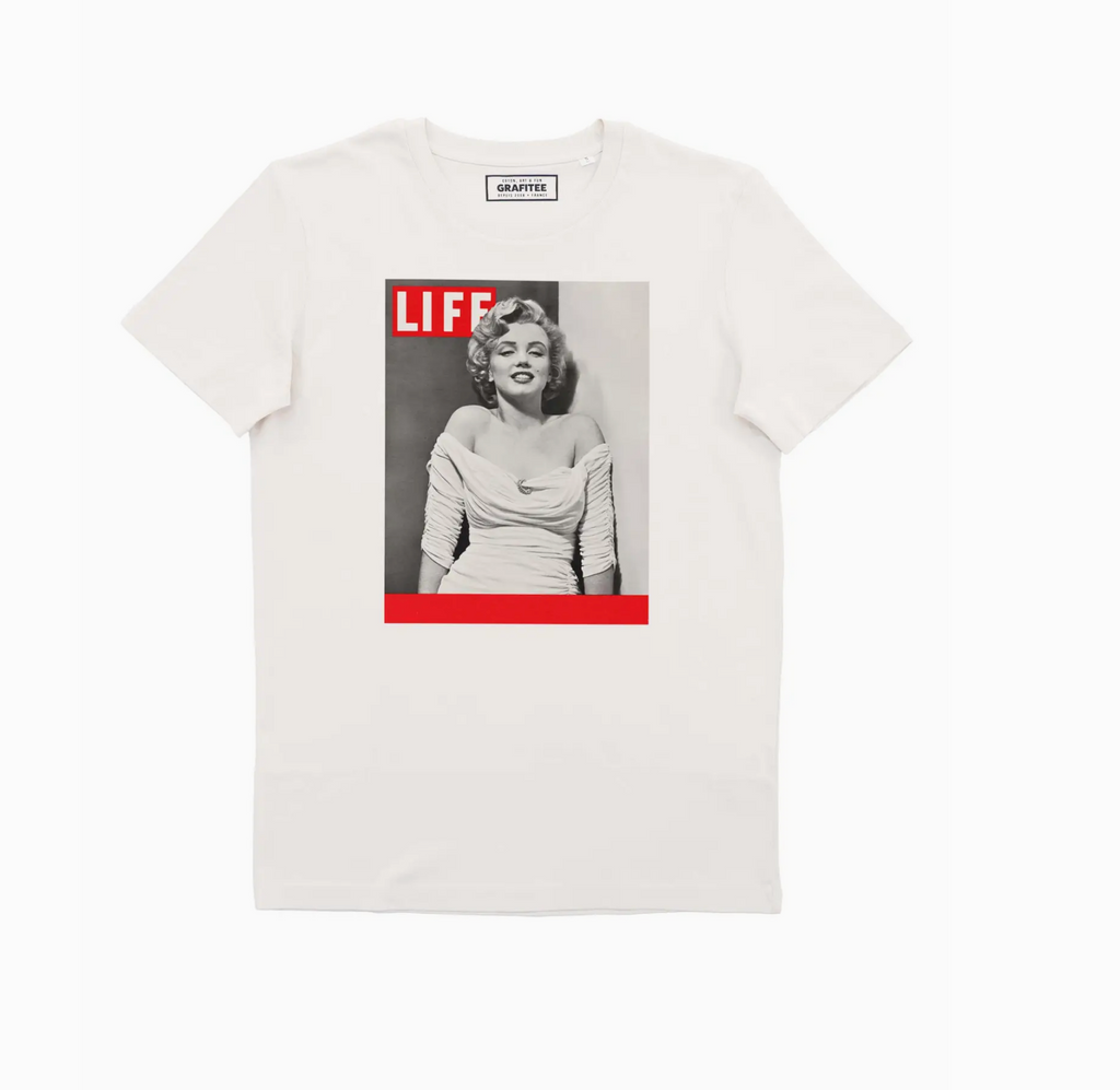 T-shirt Marilyn Monroe Magazine - Grafitee