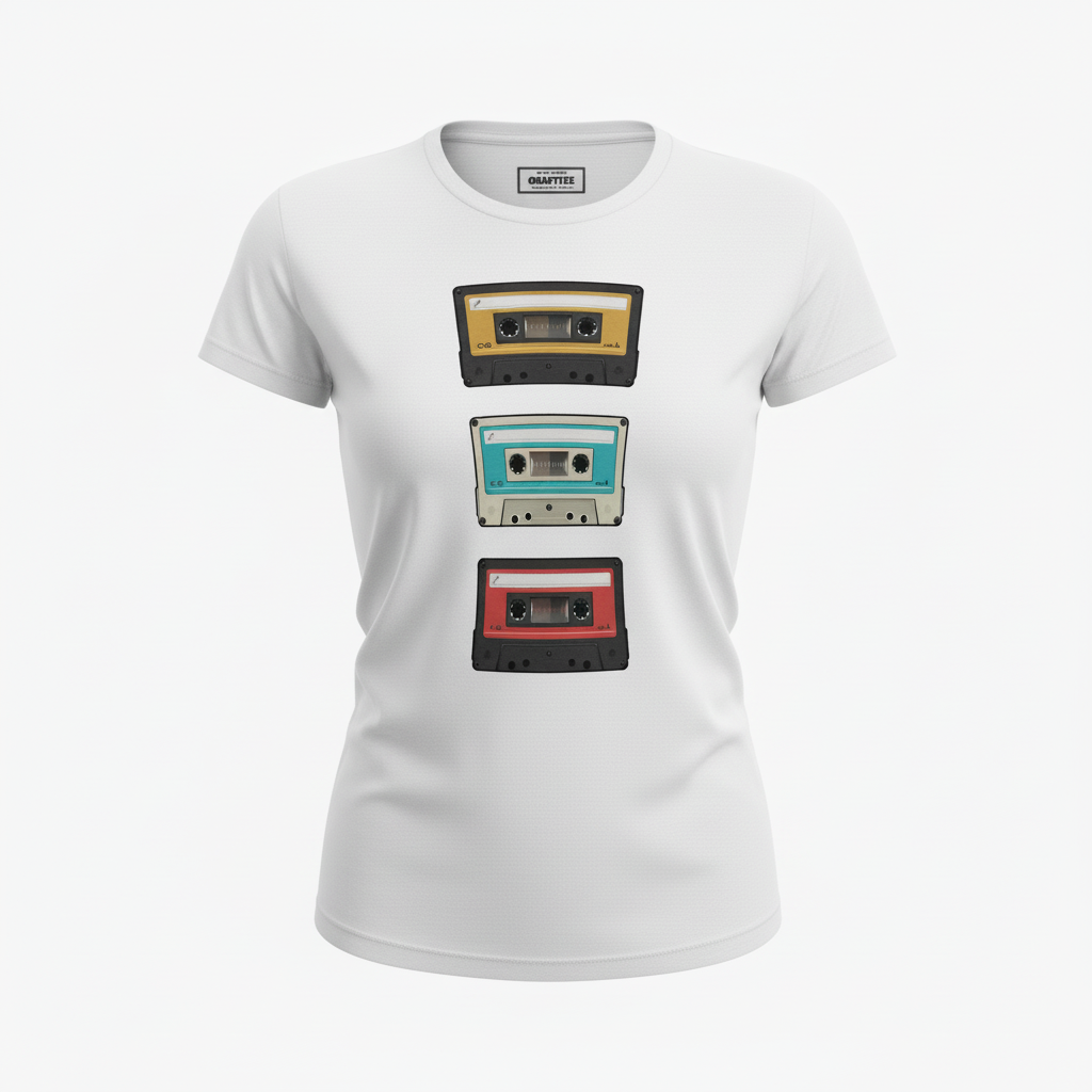 T-shirt K7 Cassettes Rétro - Grafitee
