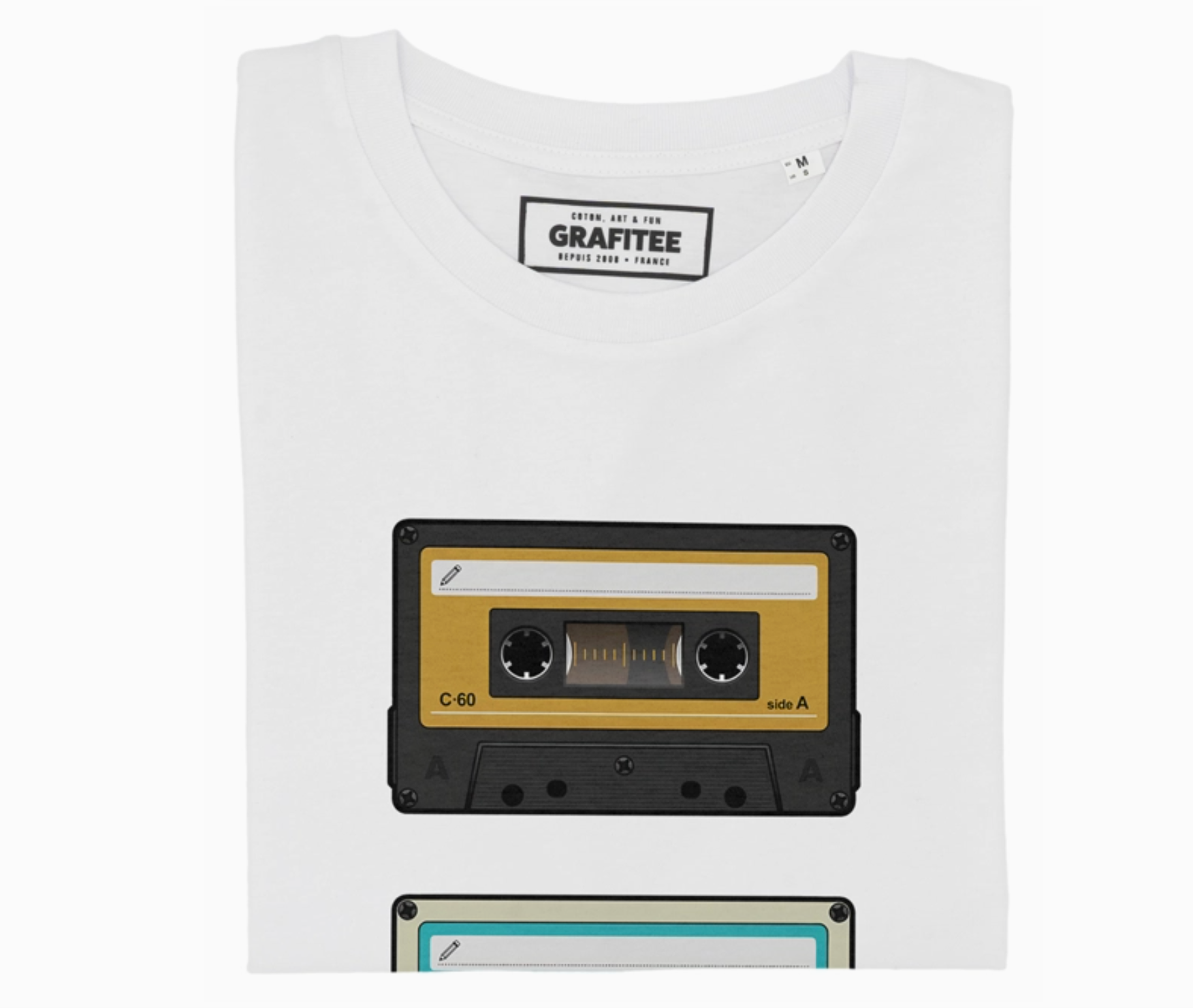 T-shirt K7 Cassettes Rétro - Grafitee