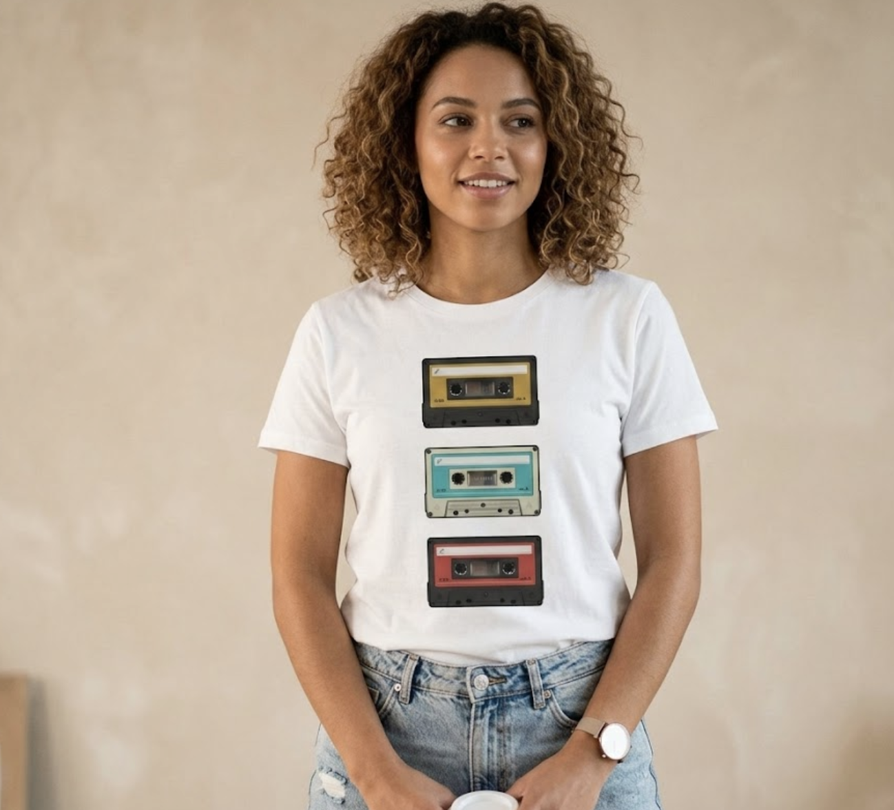 T-shirt K7 Cassettes Rétro - Grafitee