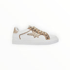 Basket Basse Lacets Étoile Texturée Cuir Synthétique Textile – ERYNN - Chaussure Femme - ERYNN