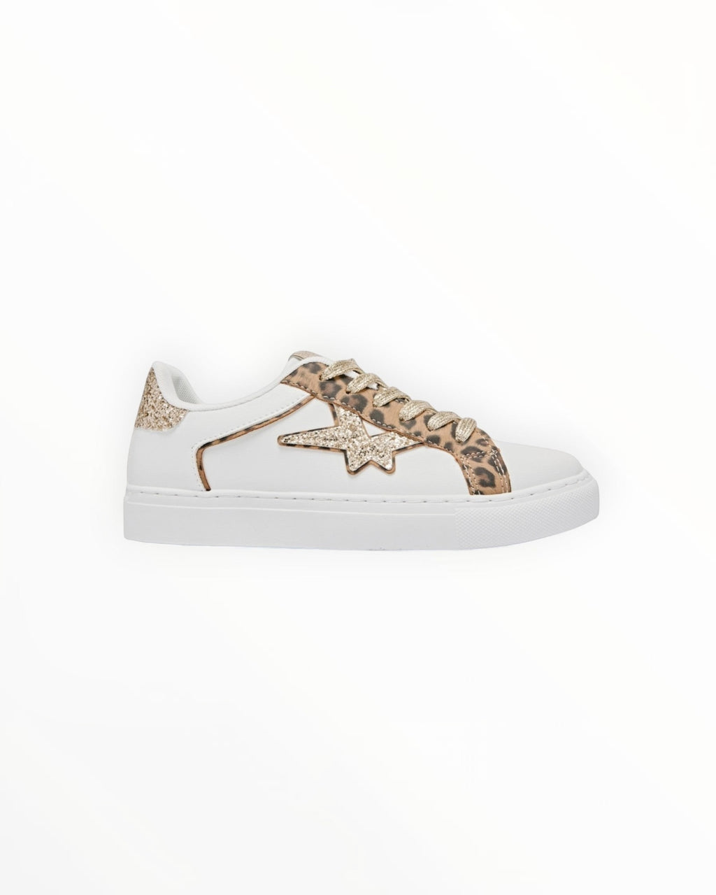 Basket Basse Lacets Étoile Texturée Cuir Synthétique Textile – ERYNN - Chaussure Femme - ERYNN