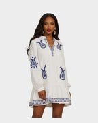 Tunique Brodée Bohème – FRIME - Tunique Femme - Frime