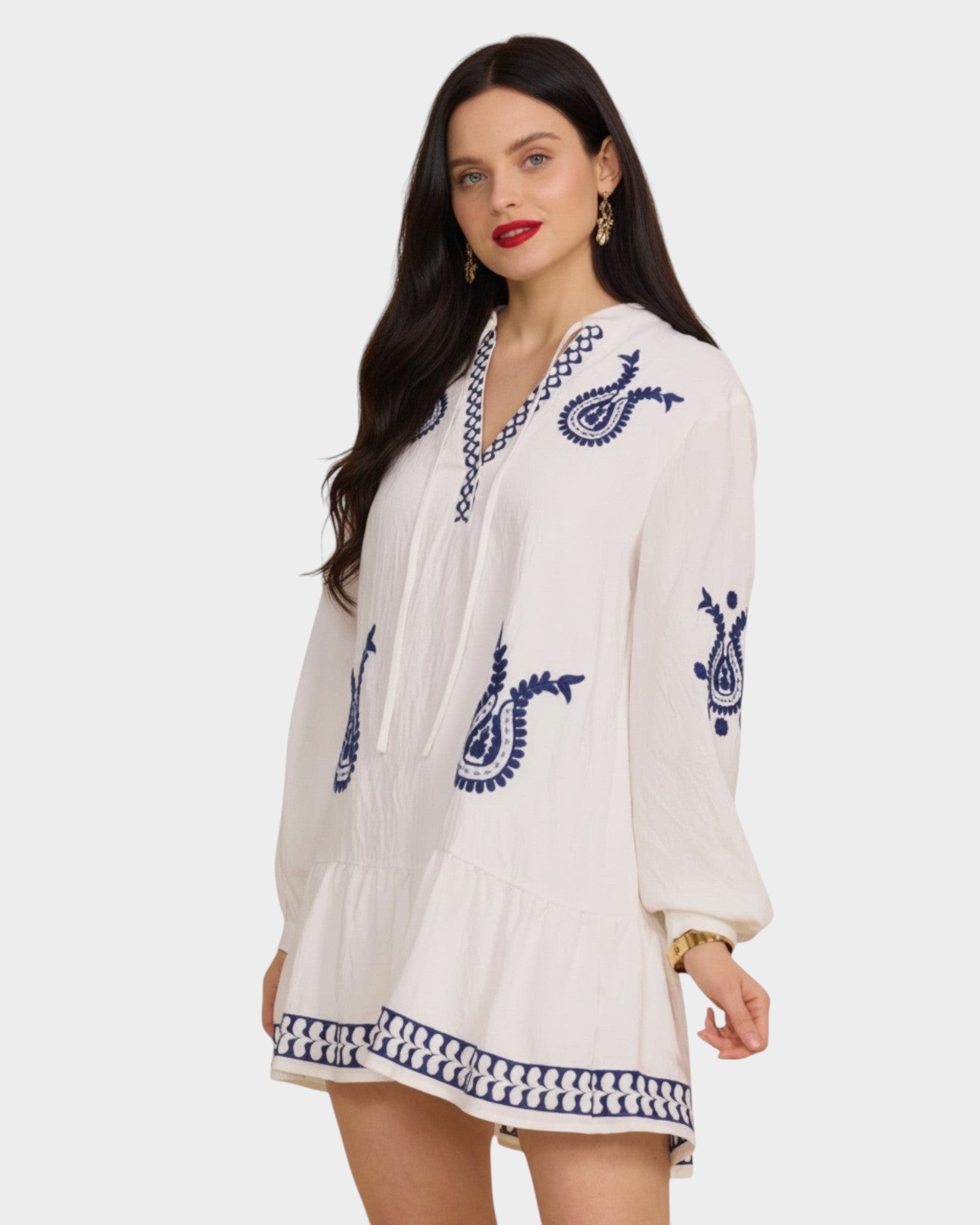 Tunique Brodée Bohème – FRIME - Tunique Femme - Frime