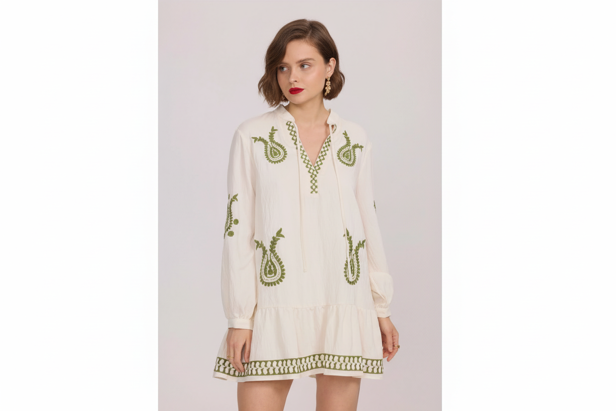 Tunique Brodée Bohème – FRIME