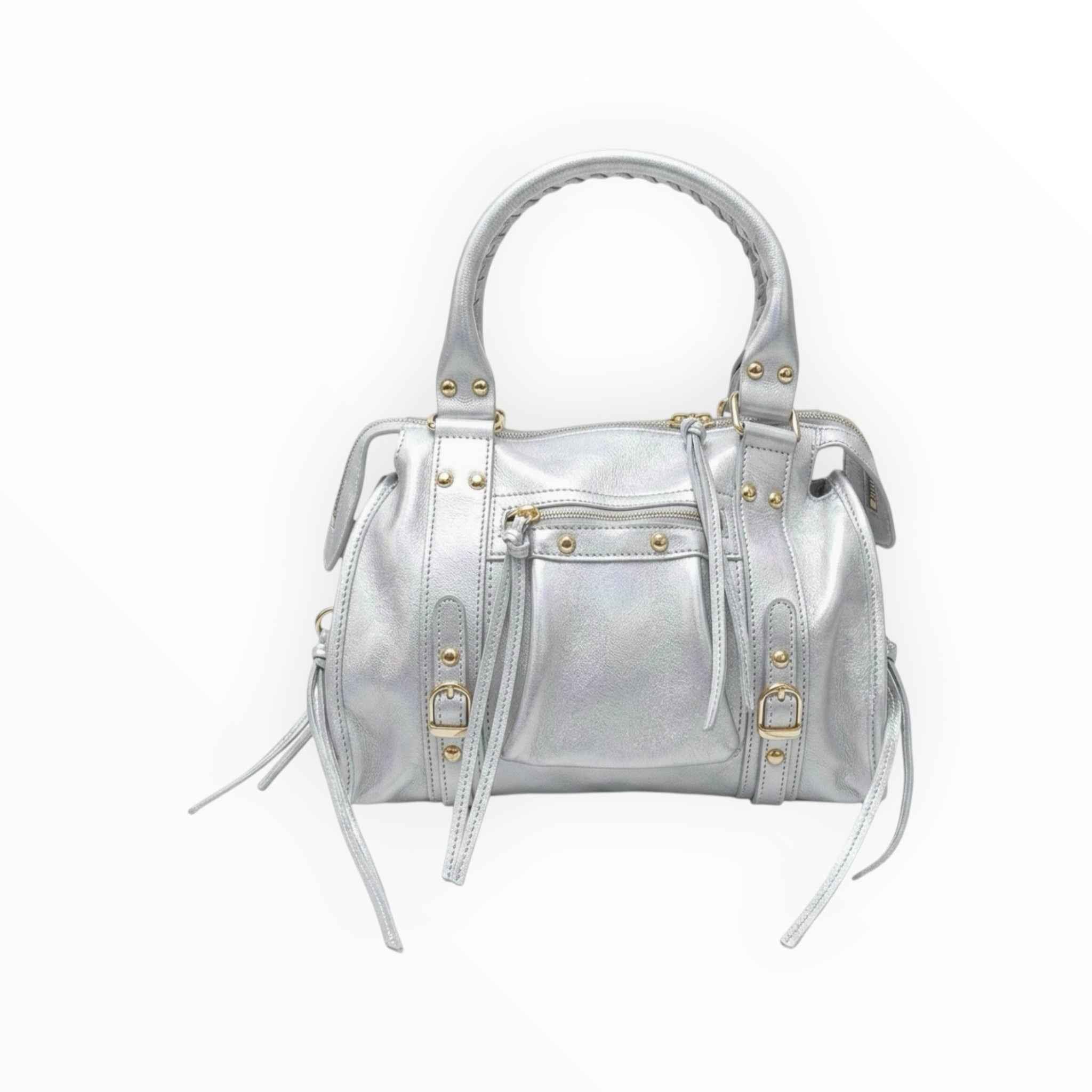 Sac à Main Cuir Vachette Irisé Capucine Medium LOUISA LEE