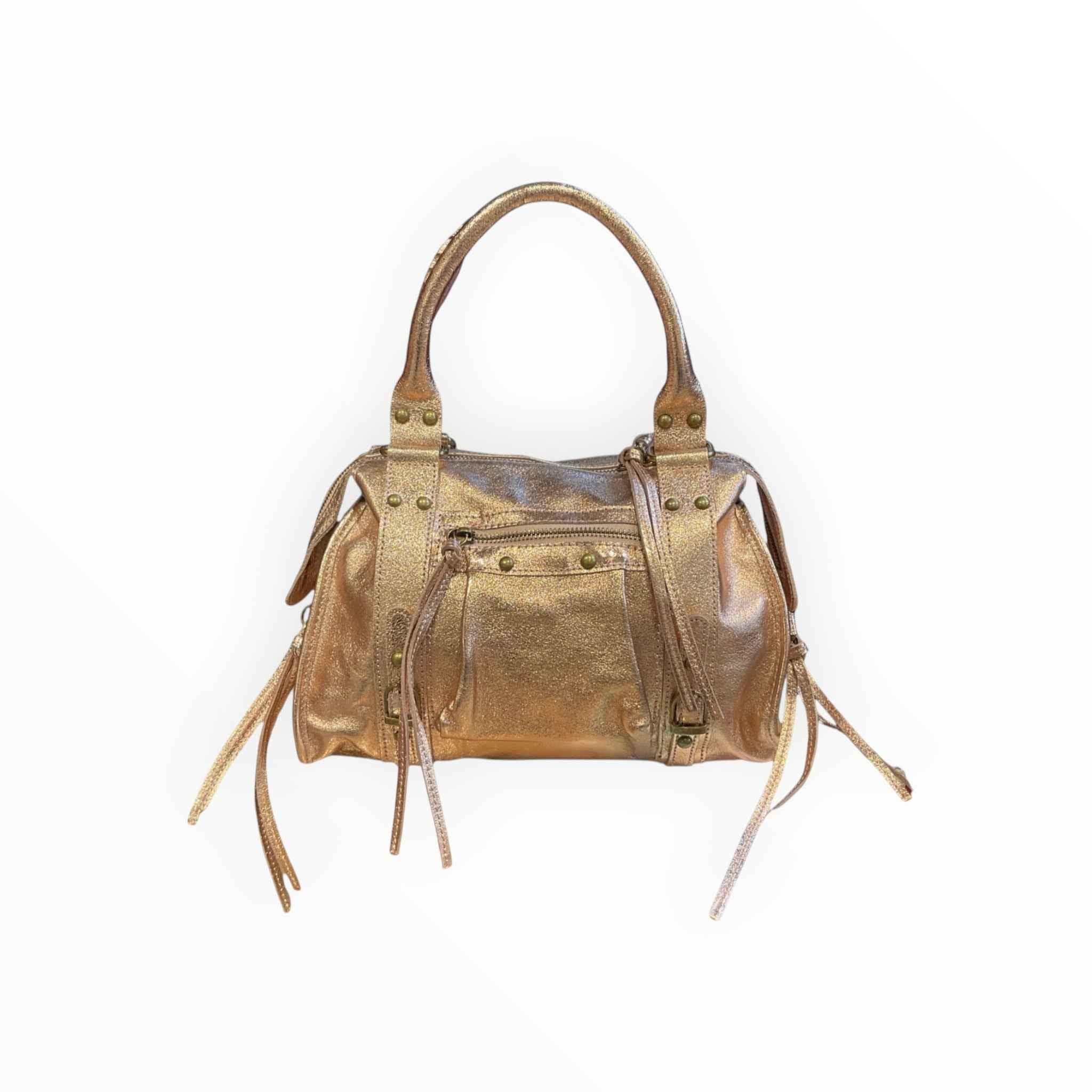 Sac à Main Cuir Vachette Irisé Capucine Medium LOUISA LEE