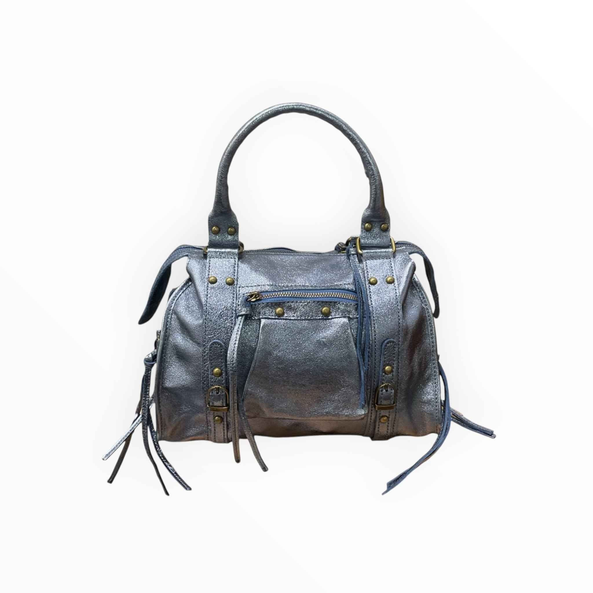 Sac à Main Cuir Vachette Irisé Capucine Medium LOUISA LEE