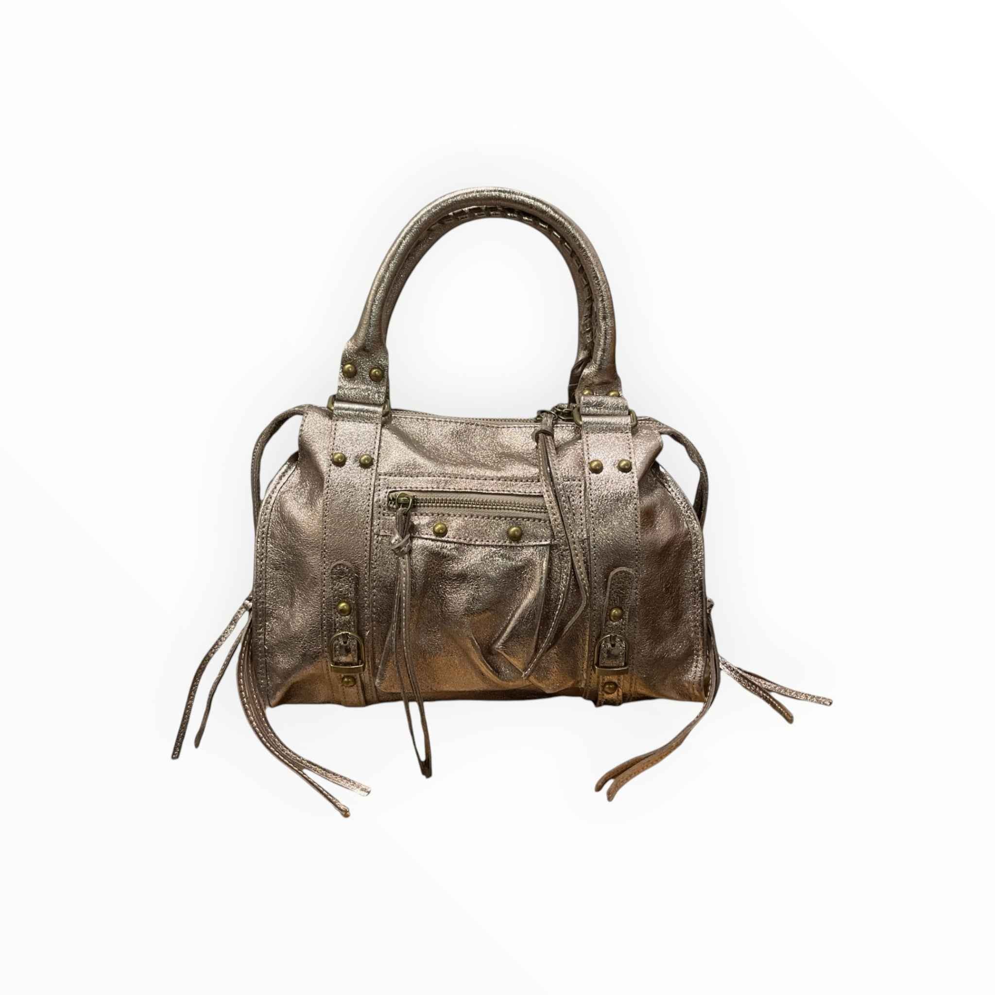 Sac à Main Cuir Vachette Irisé Capucine Medium LOUISA LEE
