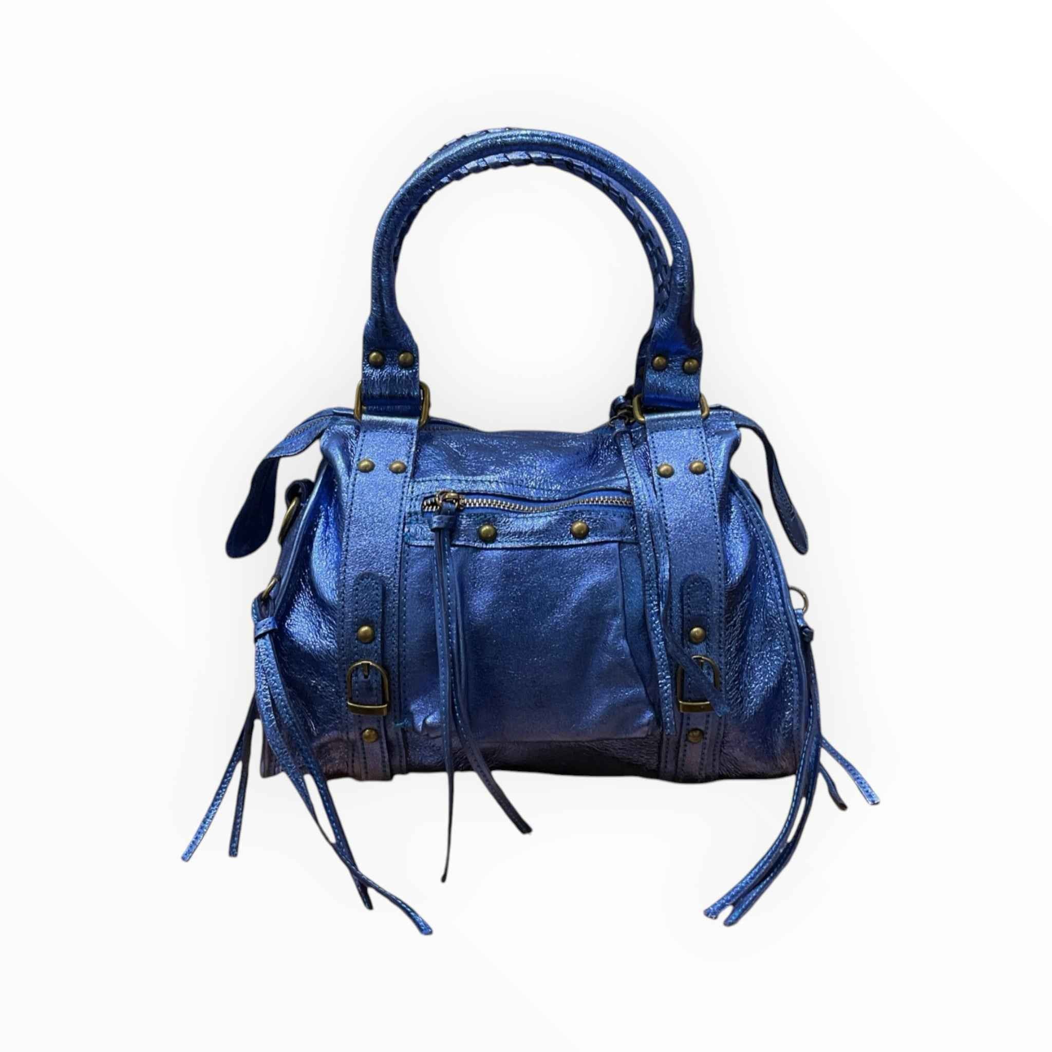 Sac à Main Cuir Vachette Irisé Capucine Medium LOUISA LEE