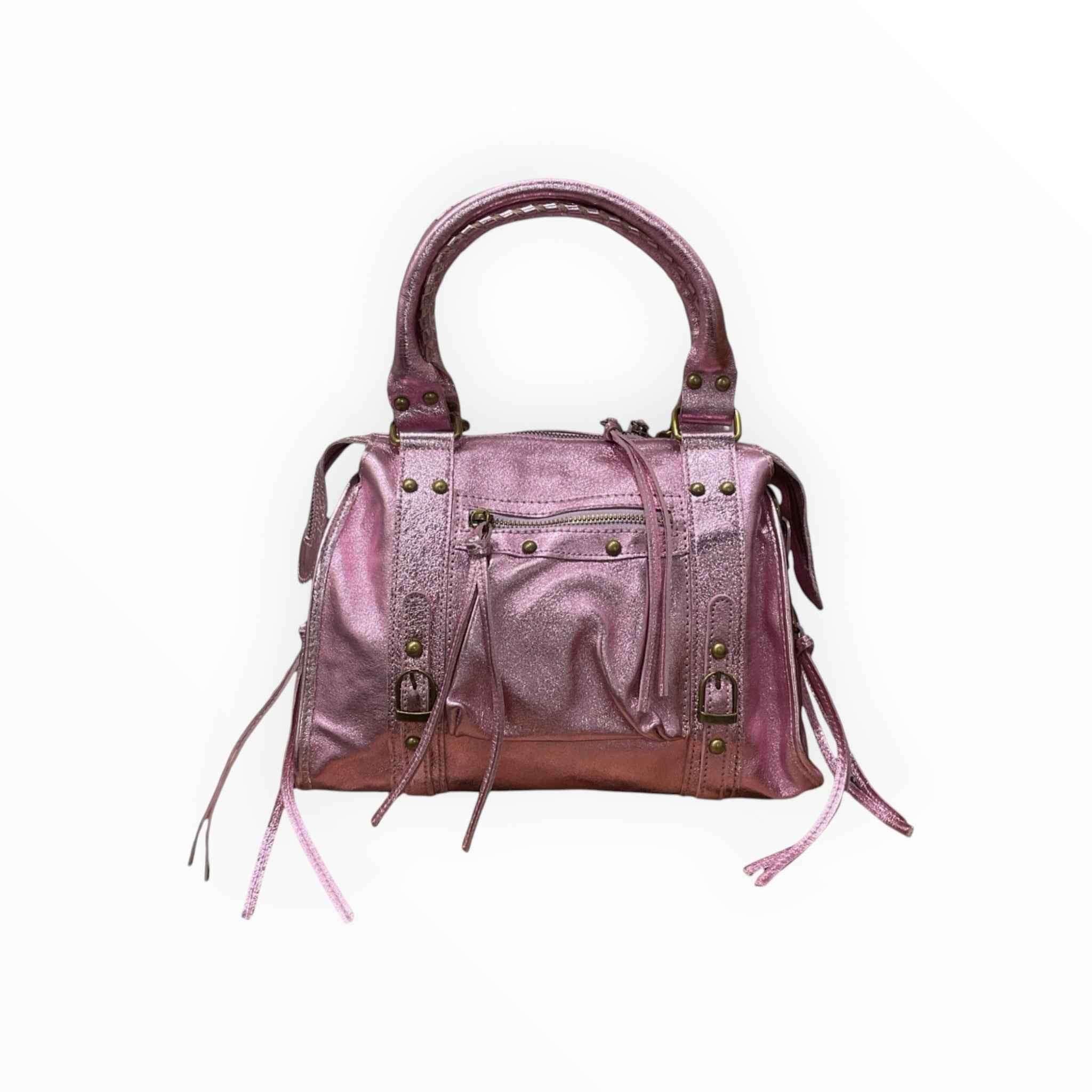 Sac à Main Cuir Vachette Irisé Capucine Medium LOUISA LEE