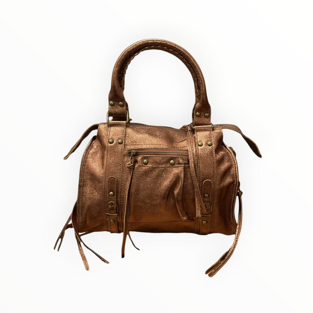 Sac à Main Cuir Vachette Irisé Capucine Medium LOUISA LEE