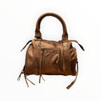 Sac à Main Cuir Vachette Irisé Capucine Medium LOUISA LEE