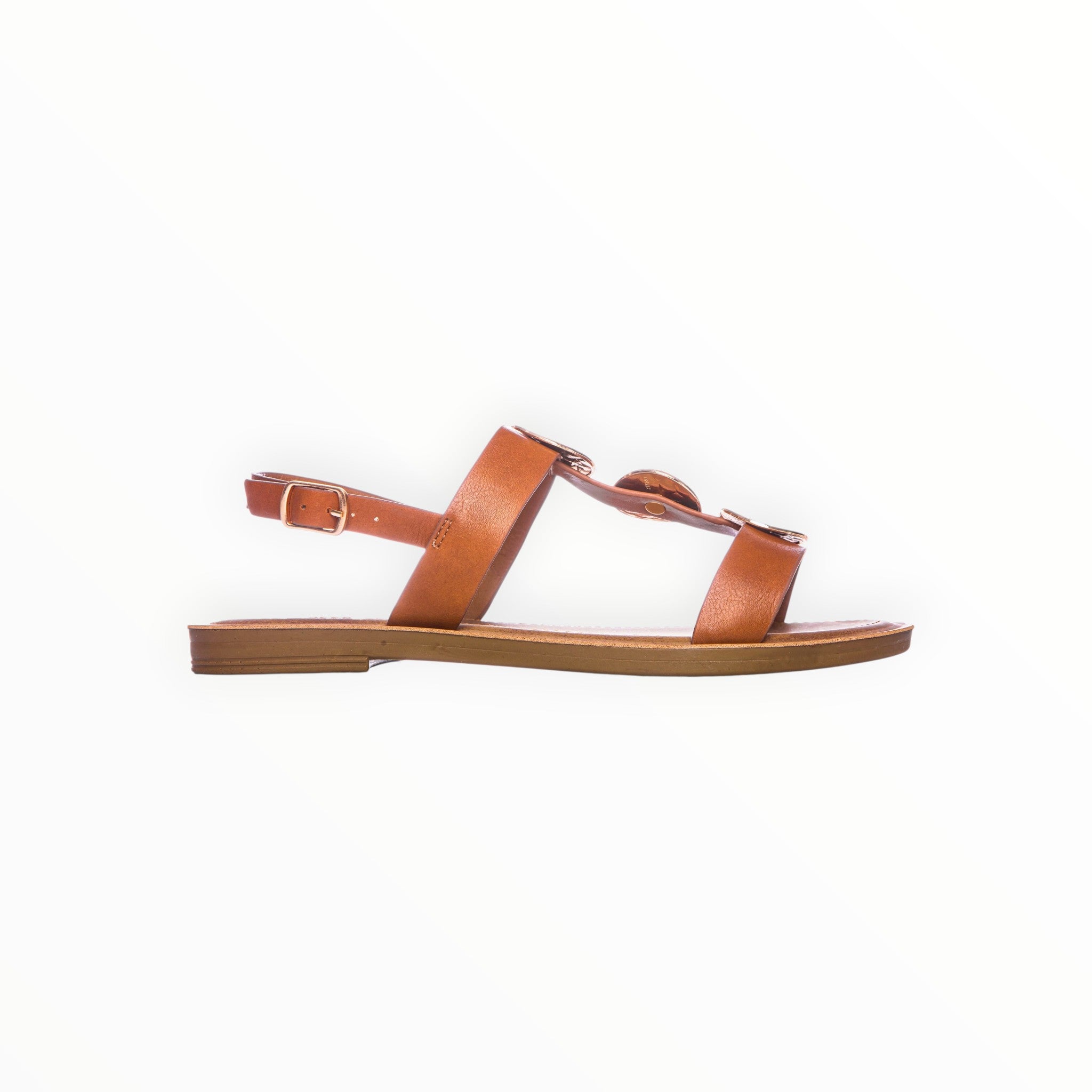 Sandales Nu-Pieds Empiècements Métal Boucle – LADY GLORY - Chaussure Femme - LADY GLORY