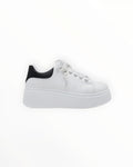 Sneakers Plateforme Perlées Détails Chaîne Métallique LADY GLORY - Chaussure Femme - LADY GLORY