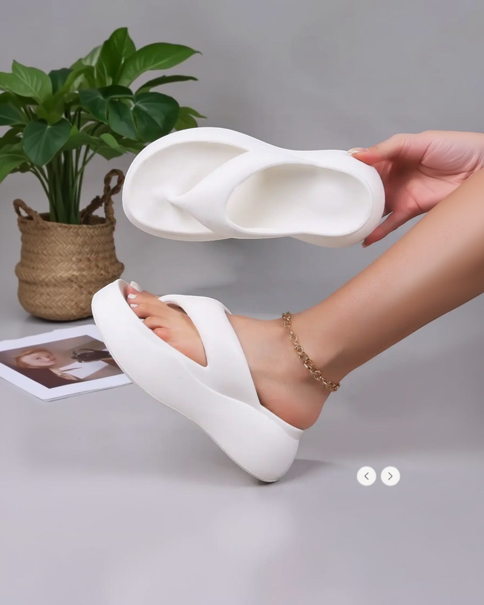 Tongs Plateforme EVA Souple – Semelle Épaisse BELLICY / Cink-me