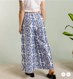 Pantalon Ample Motifs Géométriques Lucky Nana - Jean et pantalon - Lucky Nana
