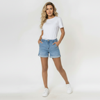 Short Jean Taille Haute Stretch – NINA CARTER
