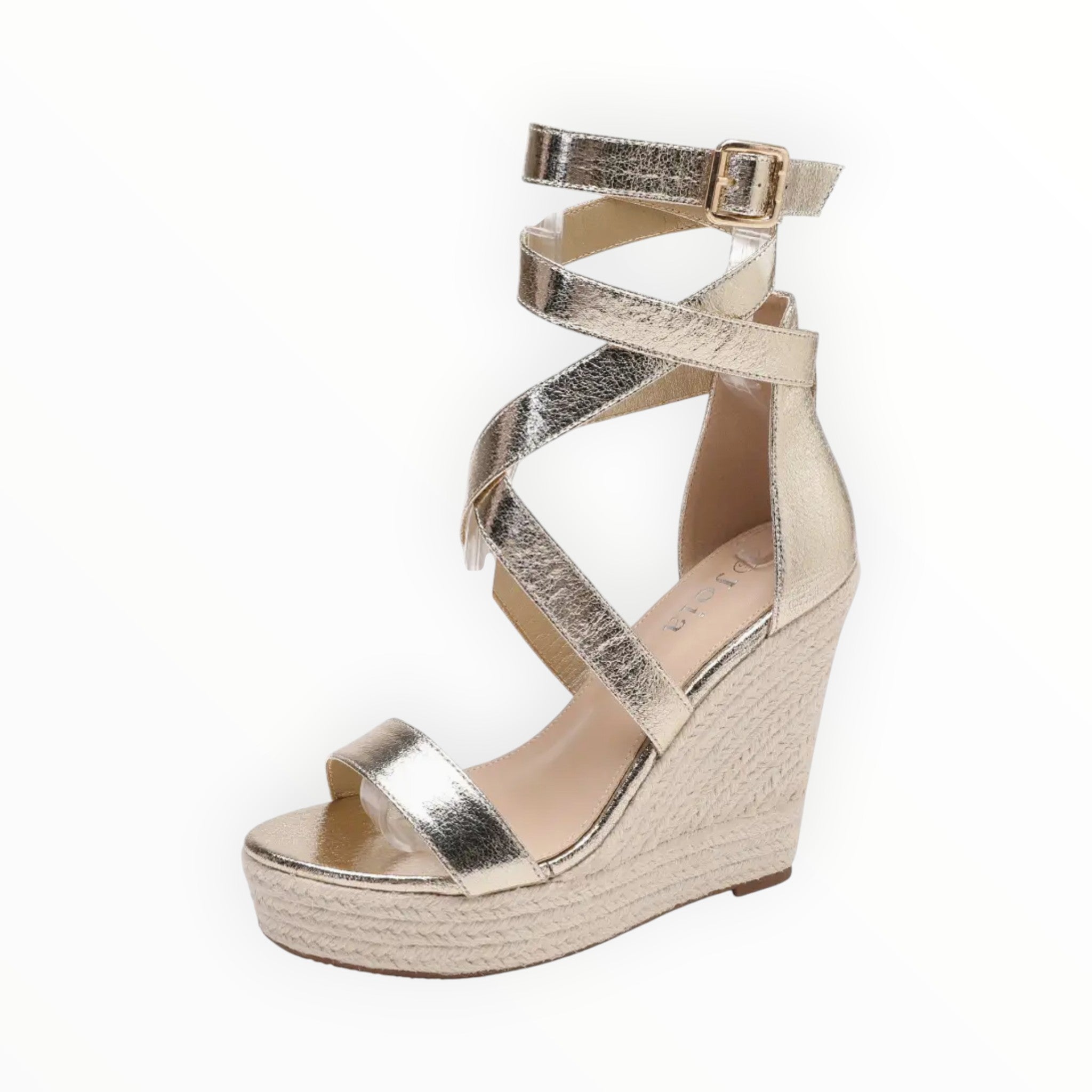 Sandales Compensées Brides Croisées Semelle Corde Joia Paris - Chaussure Femme - Joia Paris