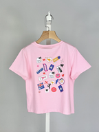 T-shirt Imprimé Recto-Verso Fille - MINI MIGNON PARIS