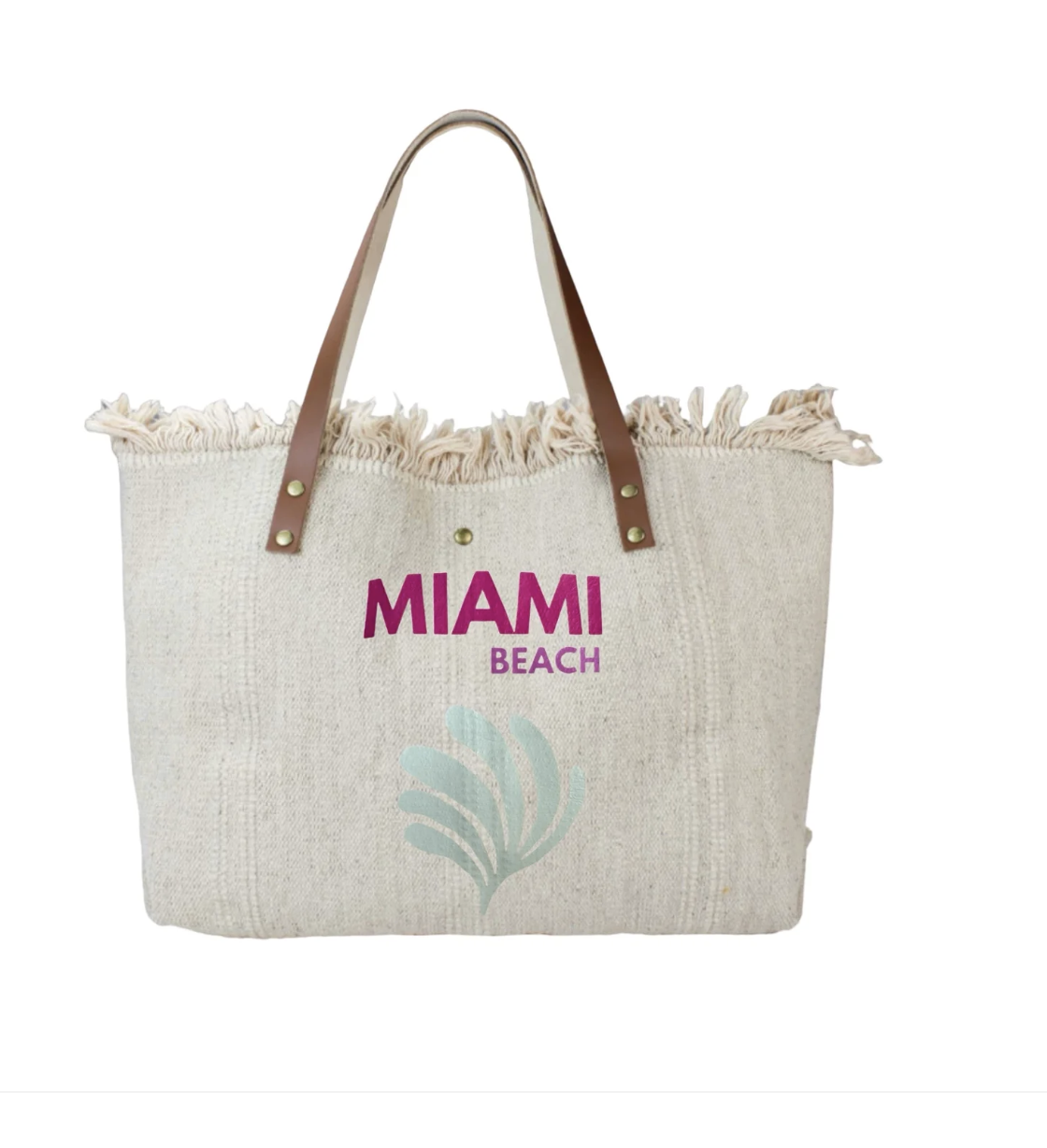 Sac Cabas Coton et Cuir Louisa Lee