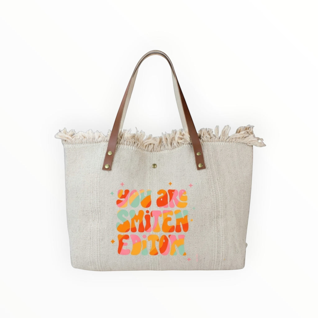 Sac Cabas Coton et Cuir LOUISA LEE