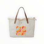 Sac Cabas Coton et Cuir LOUISA LEE