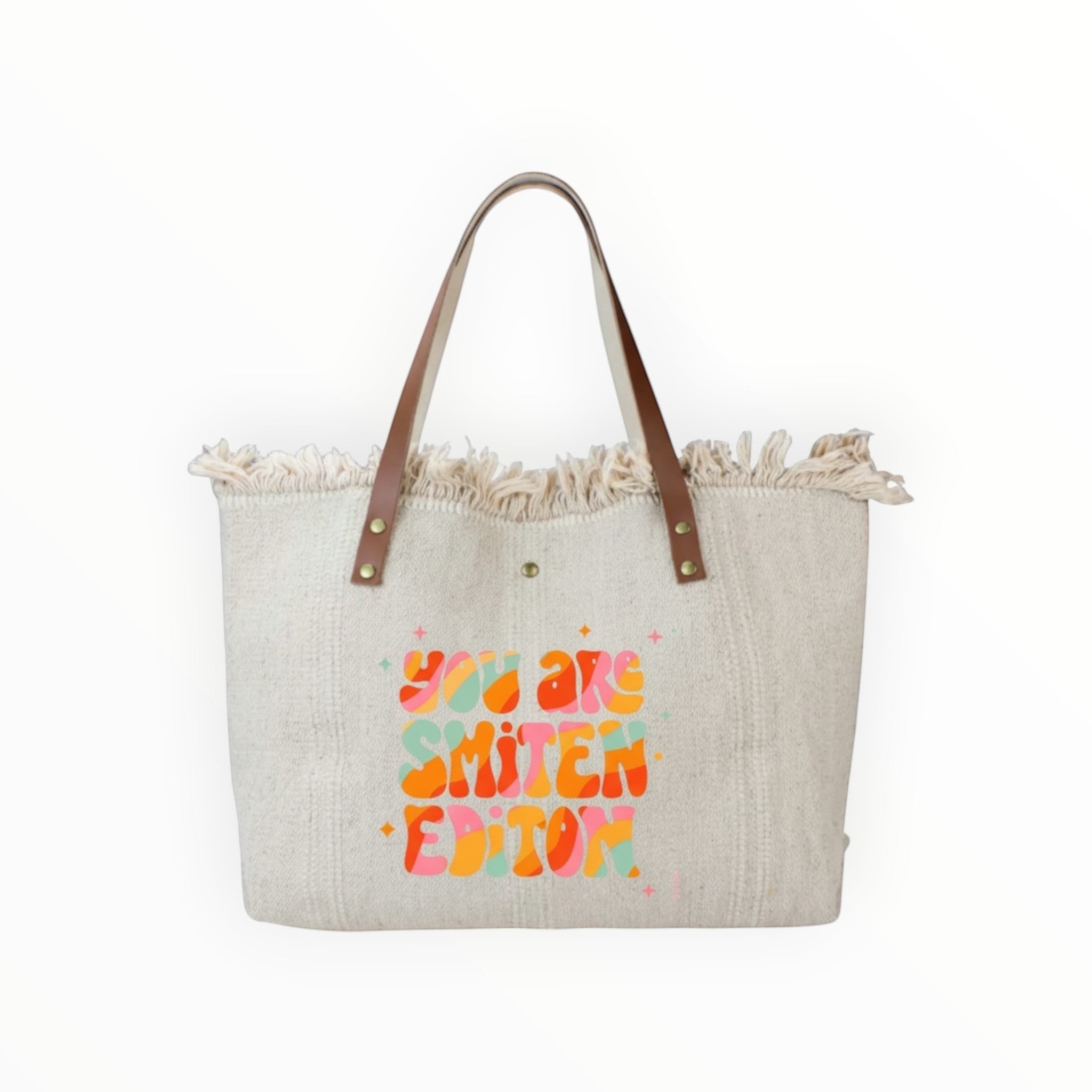 Sac Cabas Coton et Cuir LOUISA LEE