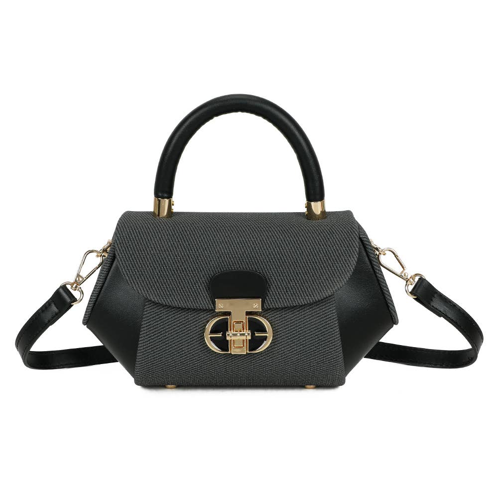 Sac Léa Gallantry - Petit Sac Structuré Effet Tissé