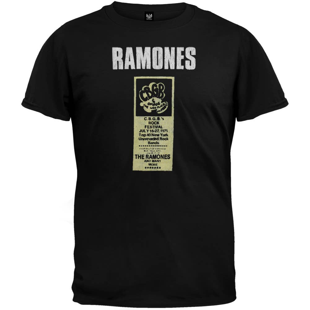 T-shirt Homme Affiche Ramones - CBGB