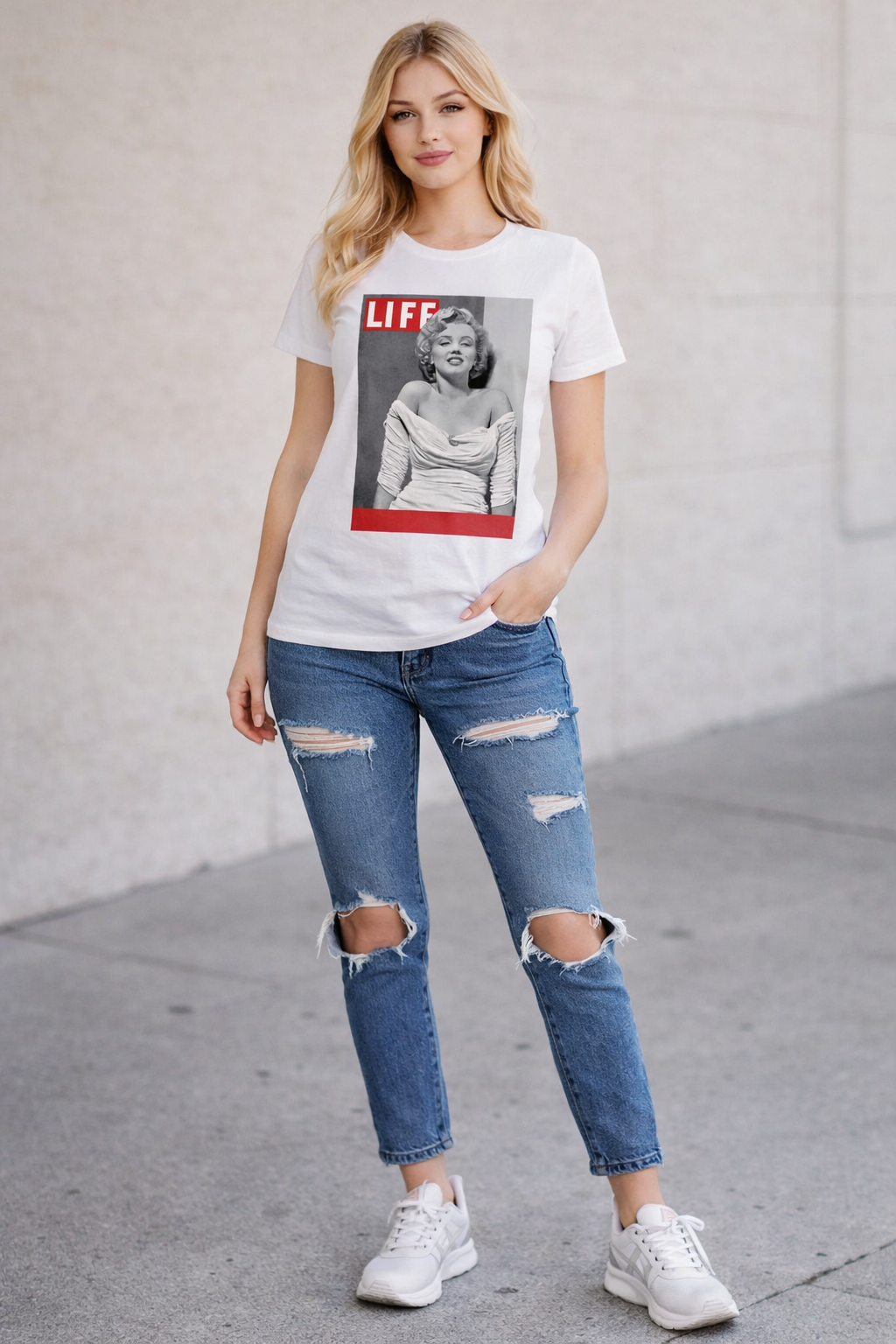 T-shirt Marilyn Monroe Magazine - Grafitee