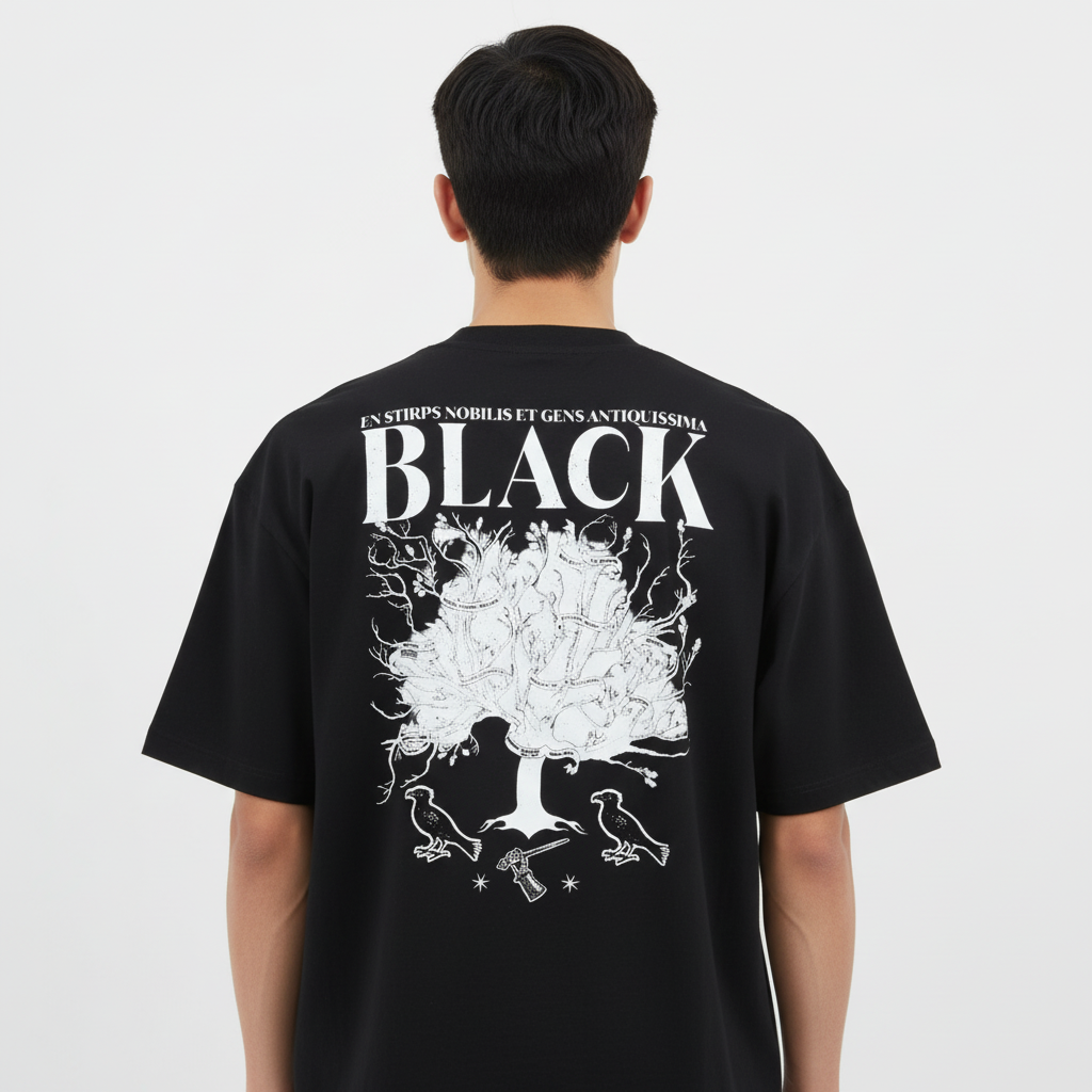 T-shirt Harry Potter Officiel - Maison Black - T-shirt homme - COTTON DIVISION