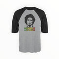 T-shirt Baseball Raglan Bob Marley Bob Wailers Homme