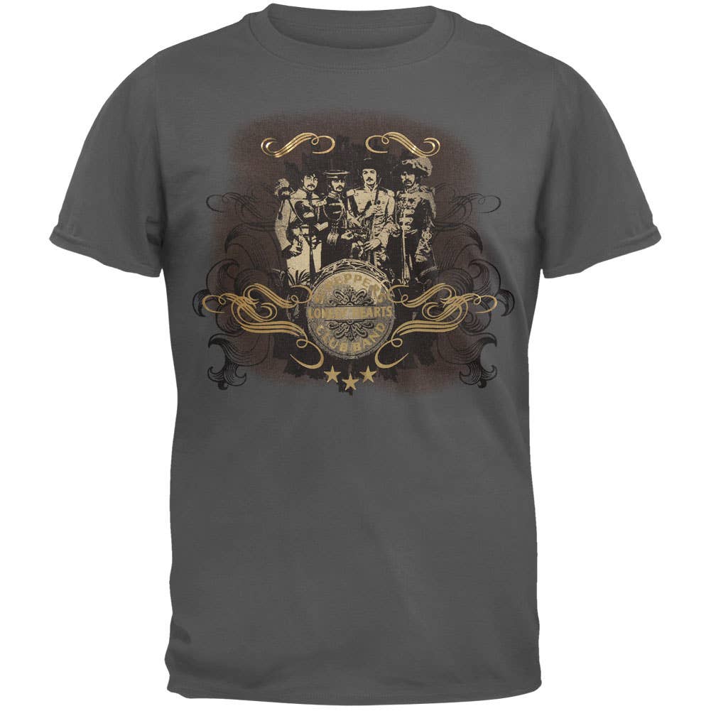 The Beatles - T-shirt homme doux en feuille d'or Sgt. Pepper