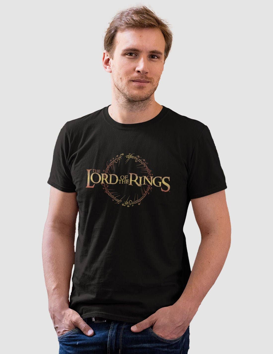 T-shirt Le Seigneur des Anneaux - Logo Ring - T-shirt homme - COTTON DIVISION
