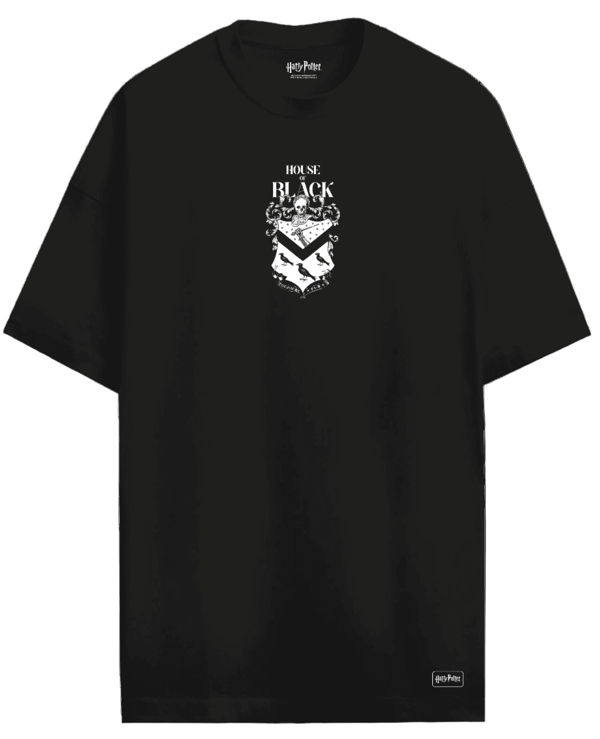 T-shirt Harry Potter Officiel - Maison Black - T-shirt homme - COTTON DIVISION