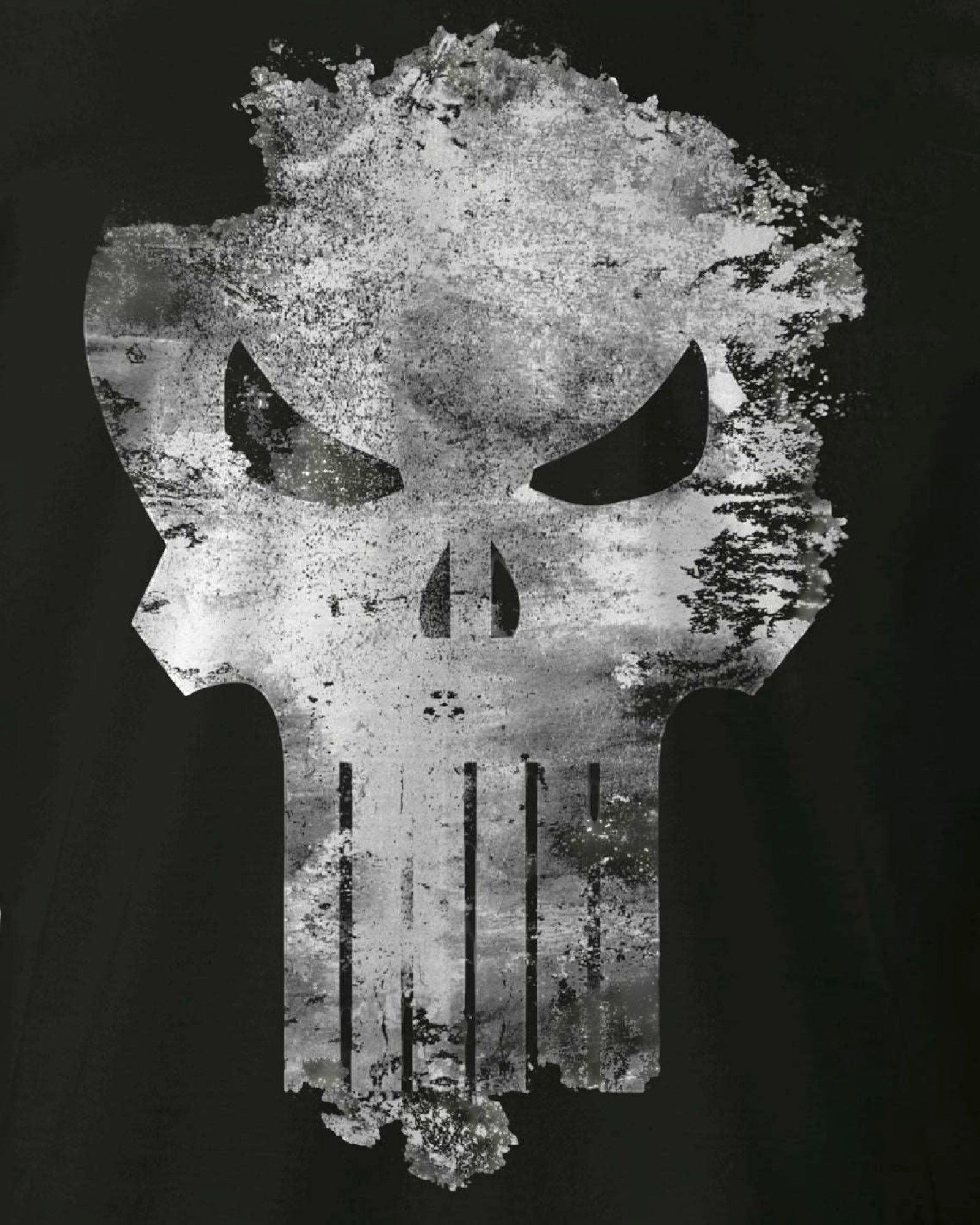 T-shirt Marvel The Punisher - Distress Skull